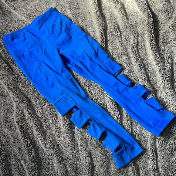 Cyan Blue Yoga Legging’s - Picture 1 of 4